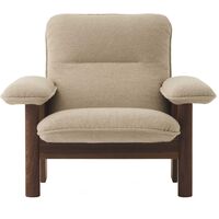 Brasilia Fåtölj Mörkbetsad Ek / Sheepskin Nature