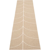 Leif Plastmatte Light Nougat / Vanilla 70x270 cm