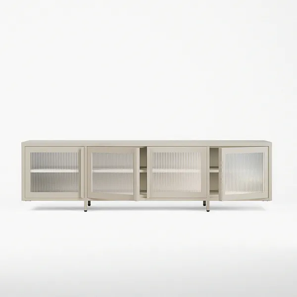 Store Mediebænk 180 cm Pebble Grey