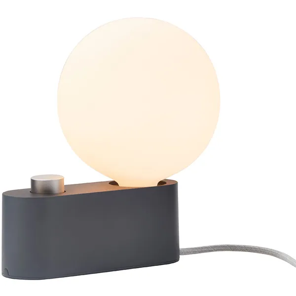 Alumina Table Lamp with Sphere IV Black