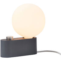 Alumina Table Lamp with Sphere IV Black
