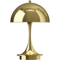 Panthella 160 Bordslampa Portabel V3 Brass Metallized