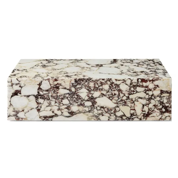 Plinth Low Soffbord 100x60 cm Calacatta Viola Marmor