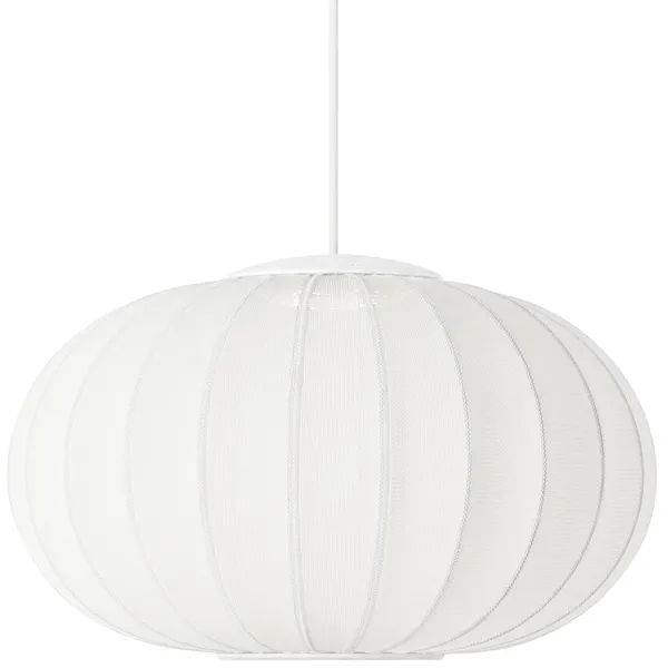 Knit-Wit Pendel Oval Ø57 cm LED Cloud White