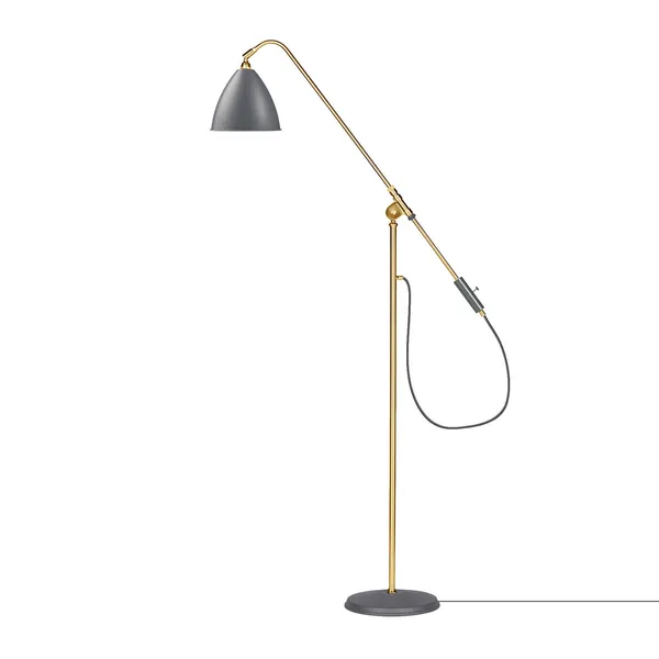 Bestlite BL4 Gulvlampe Messing/Grå