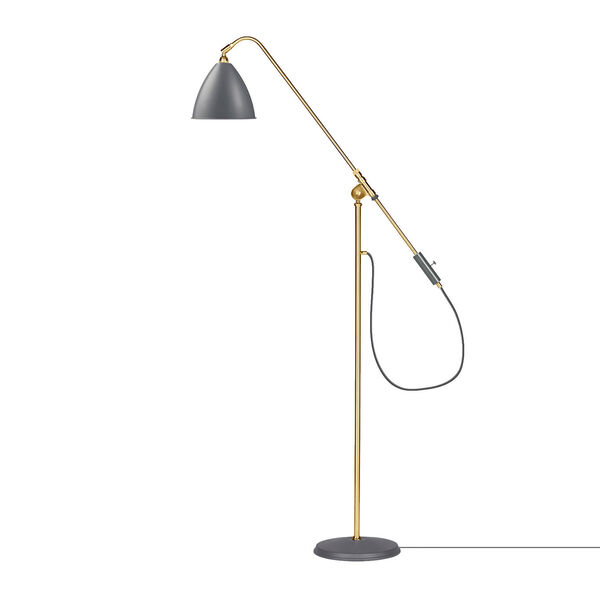 Bestlite BL4 Gulvlampe Messing/Grå
