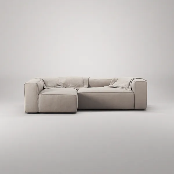 Grand Kolmipaikkainen Sohva Divaani Vasen Sandshell Beige