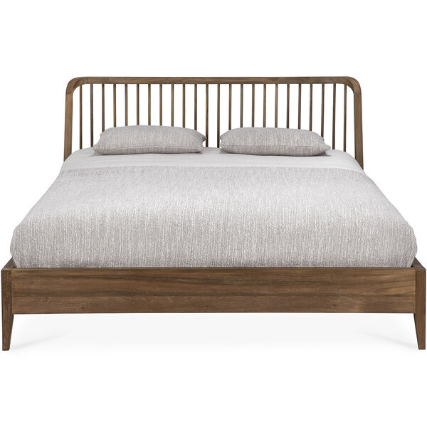 Spindle Sängstomme Teak 160x200 cm