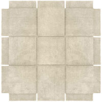 Basket Matta Beige 180x180 cm