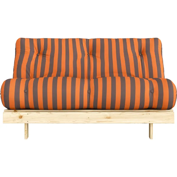 Roots Sovesofa 140x200 cm Orange / Brun