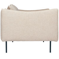 Tiki Sofa 3-Seater Black Legs / Clay
