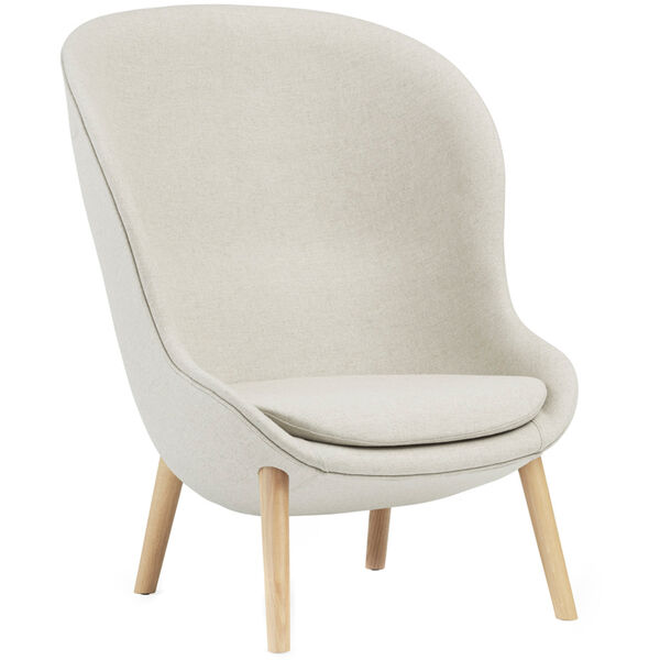 Hyg Lenestol Høy Off-white / Eik