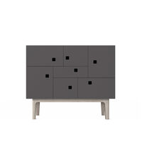 Peep C1 Sideboard Slate Grey/white oak
