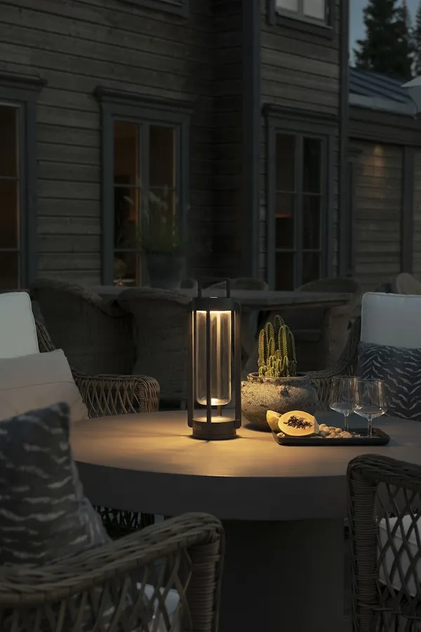Otranto Bordlampe Bærbar Svart