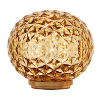 Mini Planet Bordslampa Batteri Dimbar Gul