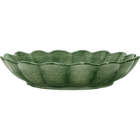 Oyster Skål 24 cm Skovgrøn