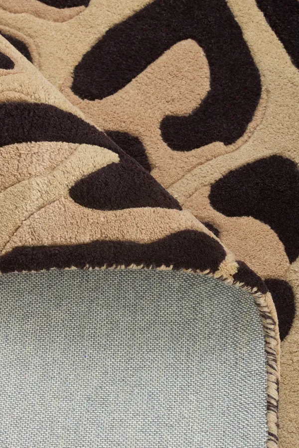 Leopard Ullmatta 250x350 cm Brun