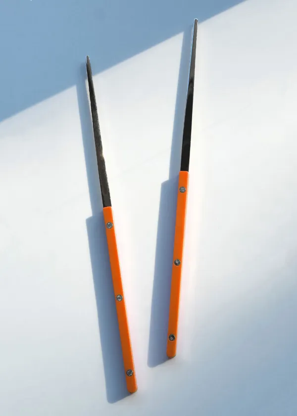 Bistrot Solid Spisepinde 2-pak Orange