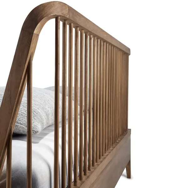 Spindle Sängstomme Teak 180x200 cm