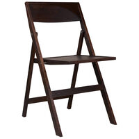 Folding Flat Stol Mørkebrun