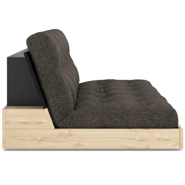 Base Sofa Bed Black Night / Mellow Brown