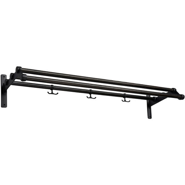 Nostalgi 291 Hattehylde 100 cm Sort / Black Stained Oak