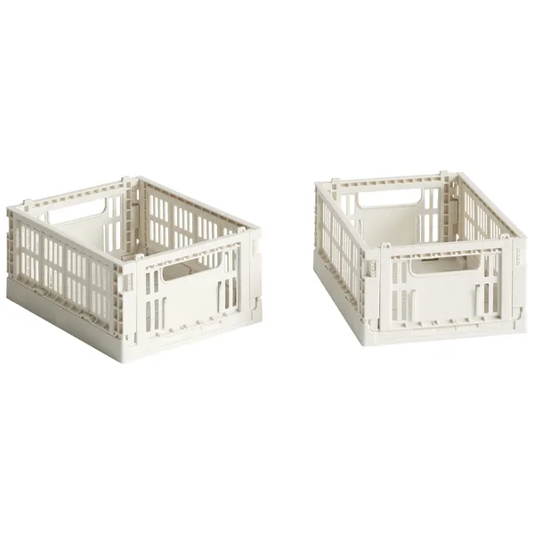 Colour Crate Förvaringslådor Mini 2-pack Off-white
