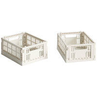 Colour Crate Förvaringslådor Mini 2-pack Off-white