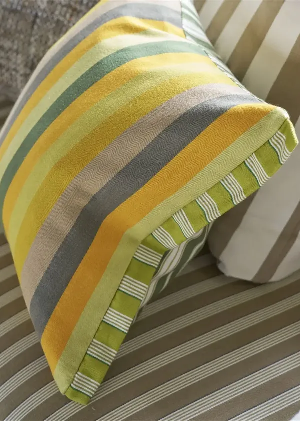 Cork Street Stripe Pude 43x43 cm Natural