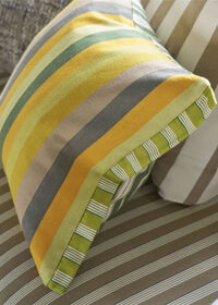 Cork Street Stripe Pude 43x43 cm Natural