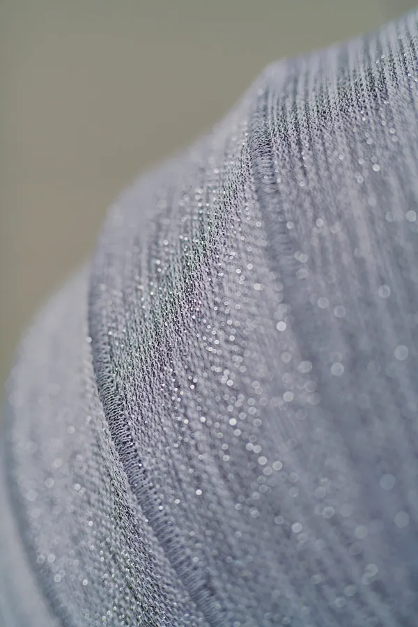 Knit-Wit Riippuvalaisin Soikea 57 cm Anniversary Glitter Hopeinen