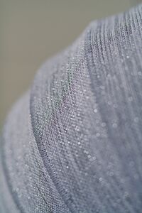 Knit-Wit Riippuvalaisin Soikea 57 cm Anniversary Glitter Hopeinen
