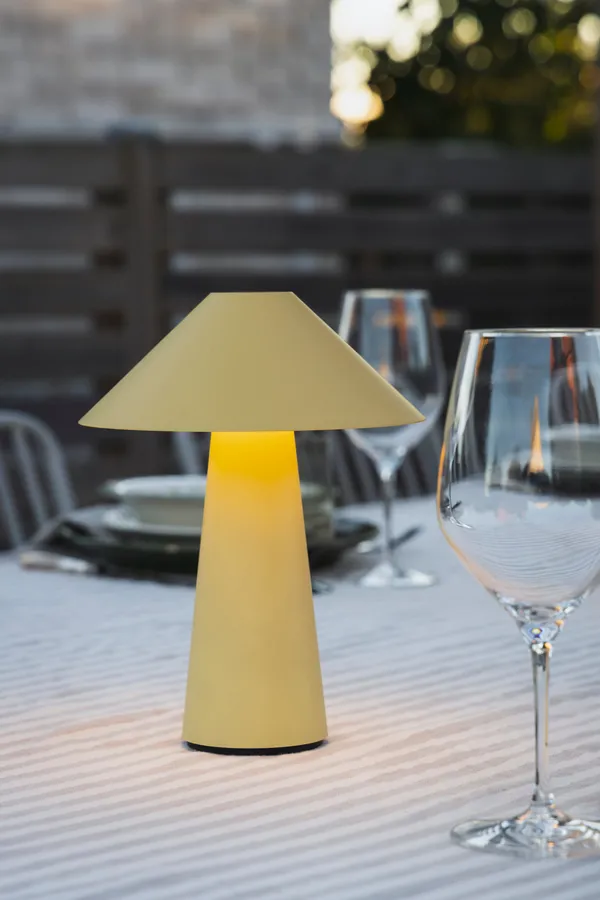 Cannes Bordlampe Bærbar Havregul