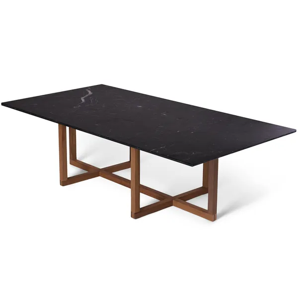 Ninety Soffbord 120x60x40 cm Smoked Oak/Nero Marquina