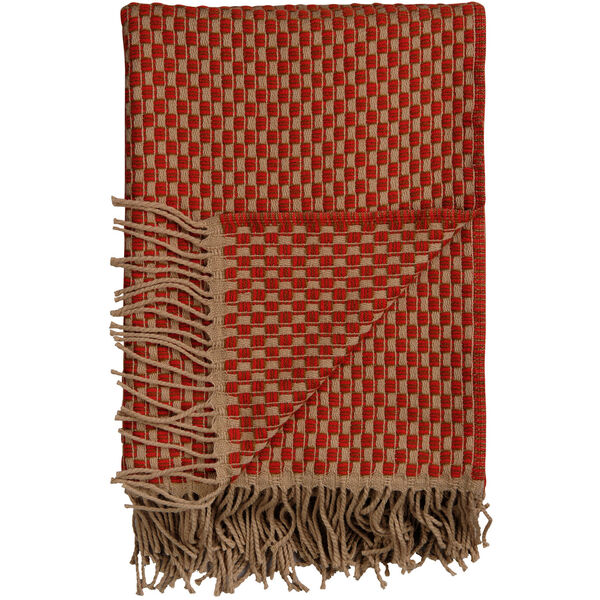 Isak Plaid 150x210 cm Red Sumac
