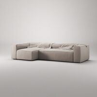 Grand Nelipaikkainen Sohva Divaani Vasen Sandshell Beige