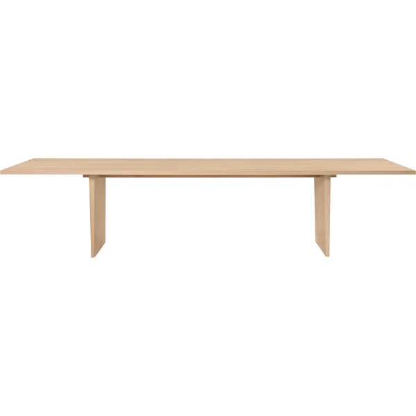 Private Spisebord 320 cm Lyst Bejdset Egetræ