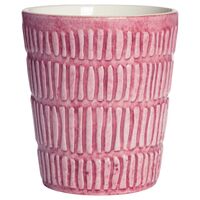 Stripes Mugg 30 cl Rosa
