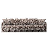 Stopning Til Le Grand Air 4-seter Sofa Chenille Zebra