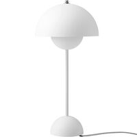 Flowerpot VP3 Bordlampe Laget av PVC Laget av malt metall Mustard