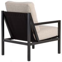 Seventy Five Wood Lænestol Sort Eg / Bouclé Sand