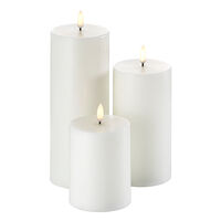 Bloklys Led Nordic White 5 x 75 cm