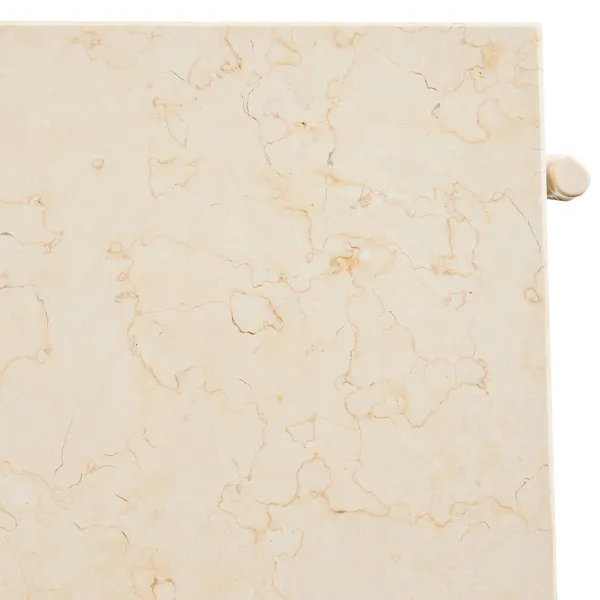 Rebar Sofabord 100x104 cm Alabaster