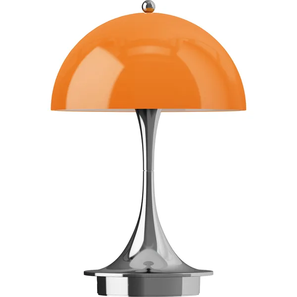 Panthella 160 Bordslampa Portabel V3 Original Opal Orange