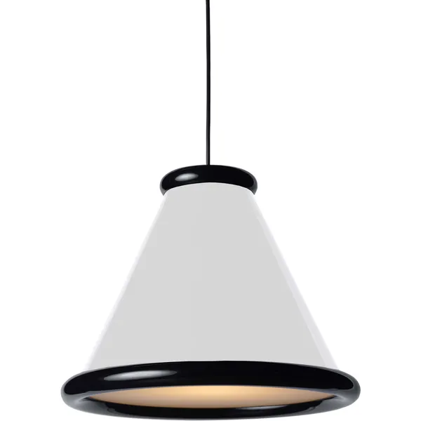 Belle Pendel Ø36 Glossy White / Glossy Black