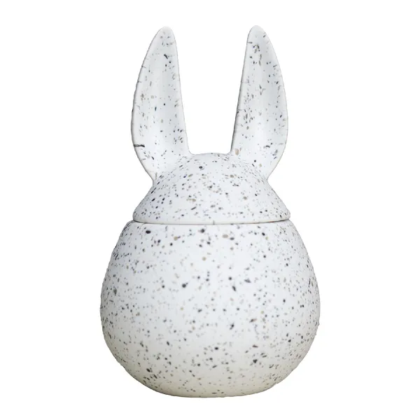 Eating Rabbit Purkki Kannella 14 cm White Dot