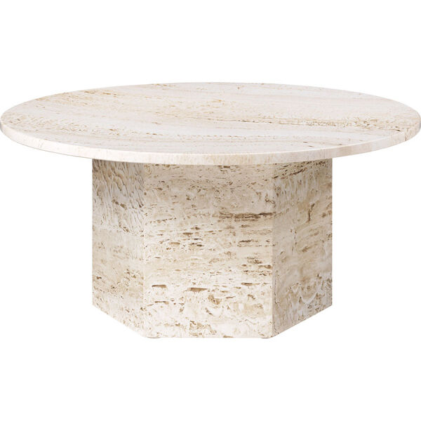 Epic Sofabord Rund 80 cm Neutral White