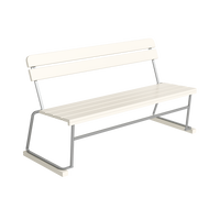 Sofa 3 140 cm Hvid Eg / Varmgalvaniseret Stål