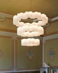 Honey Lysekrone 110 cm Opalhvid