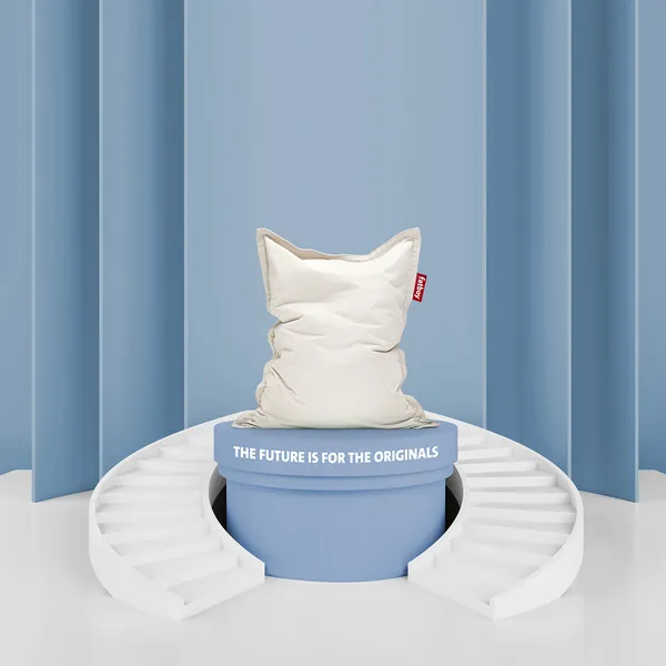Recycled Original Slim Cord Sittsäck Cream
